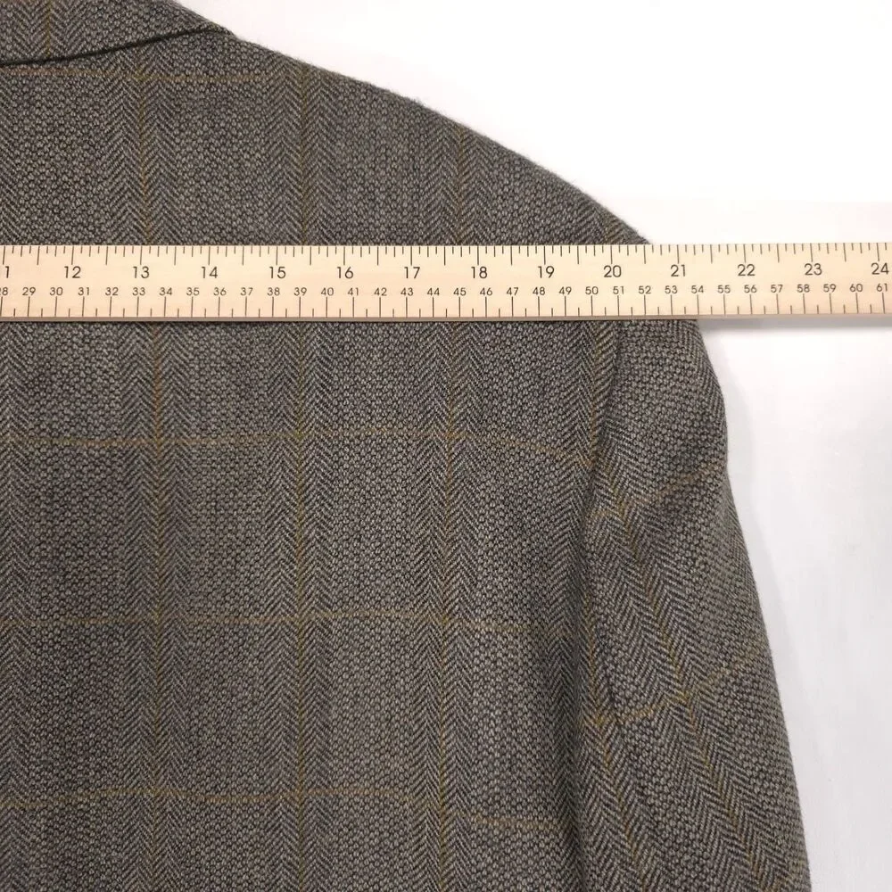 CHAPS RALPH LAUREN Sport Coat 46T‎ 100% PURE NEW WOOL Vintage CANADA MADE Blazer